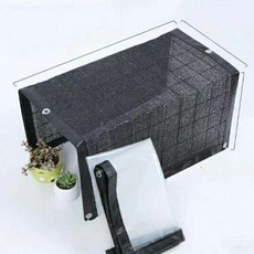 길냥이 비닐하우스 캐노피 둥지 급식소 고양이 임시 방수, 1개, 3바늘 90x40x40