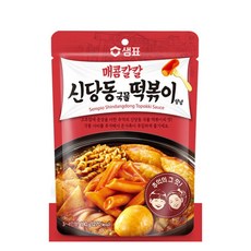 샘표 매콤칼칼 신당동국물떡볶이양념, 180g, 4개