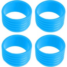 테니스 그립 테이프 라켓 배드민턴 4개 세트 밴드 고무 링 흡수 오버그립 제자리, 파랑