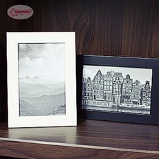 서락 피스크보 사진 액자 10x15cm 화이트액자, 화이트