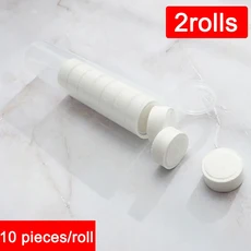 튜브 당 10pcs 마법의 수건 부직포 미니 일회용 압축 야외 여행 캠핑 낚시 얼굴 청소, 1개