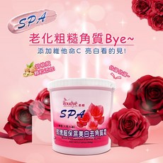 柔蝶 SPA 玫瑰超保濕去角質霜 500g 維他命C 胡桃殼顆粒 大馬士革玫瑰香氛, 1個