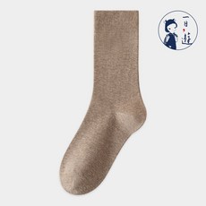 NicoFun 愛定做 MIU系穿搭中筒襪 3雙 無骨縫頭 羅紋針織襪 美拉德棕色咖啡女襪