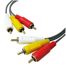 영상케이블 컴포지트케이블 3선케이블 영상음성지원 AV 3RCA 10M, 본상품
