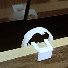 싱크대아래 걸레받이 빠짐방지클립 흔들림 고정집게, 1개