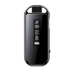RUN기술 고성능 휴대용 초소형 장시간 녹음기 64GB, 블랙, JXT-880J