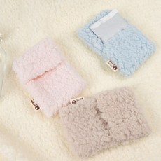 미니 핫팩 파우치 국산 휴대용 커버 주머니, 내추럴