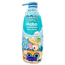 博寶兒 佩佩豬 柔護沐浴露, 3瓶, 500ml