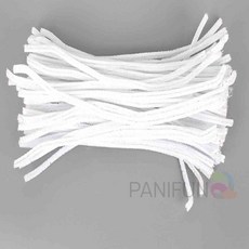 모루 흰색 30cm 100개 공예철사 어린이만들기 재단모루 만들기재료 유아미술만들기재료