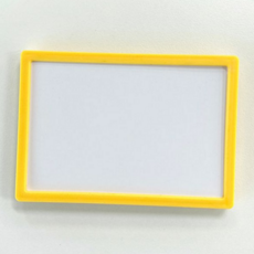 창고 네임택 사무실용 자석 이름표 선반 네임택 경량랙 표찰, 검정1P