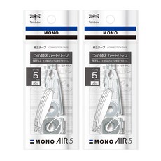 톰보우 모노 에어 펜 타입 수정 테이프, 리필, 2개