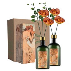 라플로리아 꽃 디퓨저, 2개, 500ml, S2한가득꽃집향/A2들장미(소)L12/오렌지