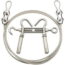 빨래줄 야외 이불 빨래줄 와이어 집게 세트, 아이와이어, 1세트