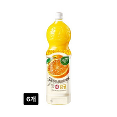 웅진 자연은 달콤 감귤 6페트 과일주스 감귤주스, 1.5L, 1개