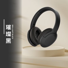 聆翔 ANC 降噪耳罩式藍牙耳機 雙設備連接 40小時續航, 璀璨黑