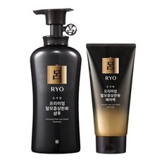 려 초의방 프리미엄 탈모증상케어 샴푸 490ml + 헤어팩 300ml, 490ml, 300ml