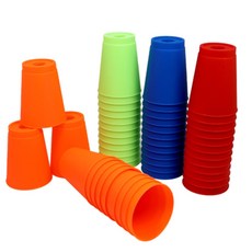 MDD 스포츠용 스택킹컵 12입 훈련 스텍킹, 그린