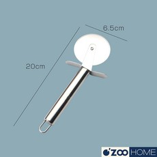 ZOO HOME 不鏽鋼披薩滾輪刀, 1個, 單輪｜不鏽鋼披薩滾輪刀