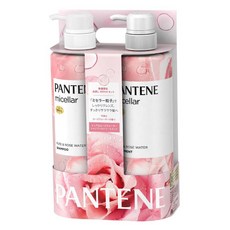 팬틴 미셀라 퓨어 & 로즈 워터 샴푸 + 트리트먼트, 1세트, 400ml