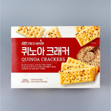 4번구워 더 바삭한 퀴노아 크래커, 1개, 340g