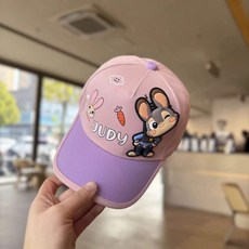 스냅백 아동 스냅백 여아 모자 주토피아 굿즈 어린이 야구모자 모자