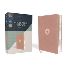 (영문도서) Niv Larger Print Compact Bible Leathersoft Pink Red Letter Comfort Print Imitation Leather, Zondervan, English, 9780310458128