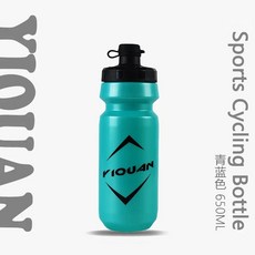 自行車騎行水壺大容量山地公路單車水杯架戶外運動水瓶擠壓式水壺, 青藍色*650ml（送防塵蓋）, 1個