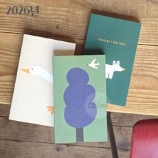 다인1412 2026년 날짜표시 월간 주간 플래너 예쁜표지 사무실, 02튤립