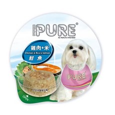 iPURE 雞肉+米 鮮魚 狗餐盒 80g, 1個, 雞肉+米+鮭魚
