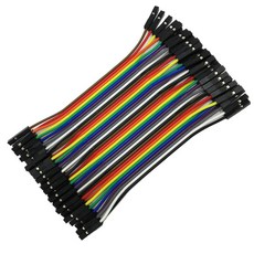 아두이노 40P 점퍼 케이블 40핀 10cm 암암 암수 수수 케이블, FF(암암) 10CM