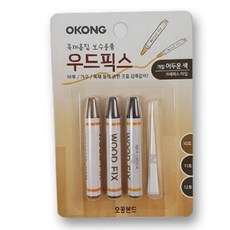 오공 우드픽스 크레파스 흠집 셀프 보수 나무 목재, 밝은색, 밝은색