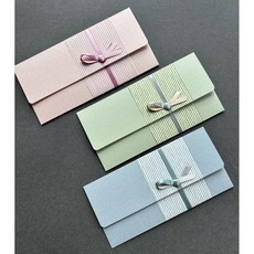 에티켓 고급봉투 / 아기탄생 축하봉투 / 돌 백일 잔치 현금봉투 / 줄무늬 포장지, 핑크
