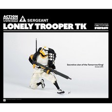 八田元氣小棧 日版全新 threeA Action Portable Lonely Trooper TK士官 1/12 可動人偶 模型