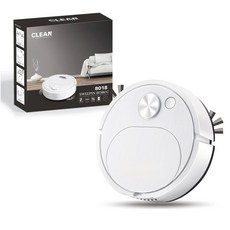 새로운 USB 청소 로봇 진공 청소기 MOP IN 스마트 무선 1500PA 바닥 드래그, white