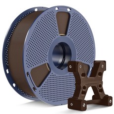 PETG 필라멘트 1.75mm 매우 견고함 열 최적화 무취 1kg(2.2파운드) SUNLU PETG 3D 프린터 필라멘트 치수 정확도 +/- 0.02mm 커피 브라운, C-petg-1kg-커피 브라운