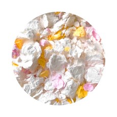 噗噗噠噠 雲朵紙棉 600g 低塵透氣 小動物墊料, 1個, 混色雲朵(粉黃)