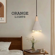 橙光燈飾 日式現代風吊燈 適用於書房、客廳、臥室、商業展示, 燈籠款,空台 不含燈泡