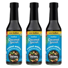 코코넛시크릿 코코넛 아미노스 소이-프리 시즈닝 소스, 237ml, 3개