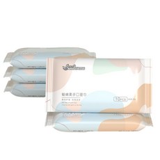 SWAN PRINCESS 輕柔手口濕巾, 1個, 10張, 40g