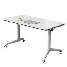 접이식교육테이블 회의책상 탁자 사무용 의자 서재 회사, 120x60x75cm