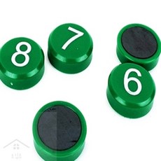 오집추 숫자 자석 교구, 빨강, 1개