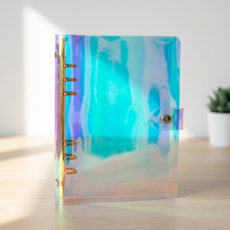 오로라 홀로그램 6공 바인더 다이어리 커버, 1개, 홀로그램A6커버