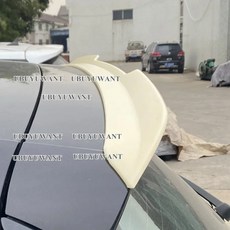 아우디 Q7 07-15 ABS 블랙 리어 스포일러 커버 호환, 미도색