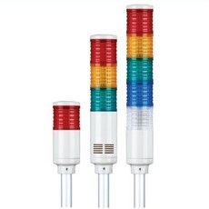 큐라이트 ST45L-BZ-2 점등형 부저형 시그널 타워램프 DC12V 브라켓별매 주문형