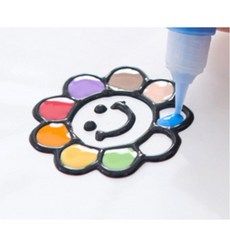 아트 반짝이 펄데코 만들기수업 컨페티 글라스데코 유리물감