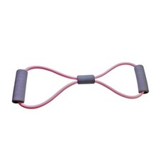 8자 텐셔너 오프숄더 미등판 트레이닝 스트레칭 가정용 피트니스 텐셔너 끈, 자연라텍스8문자풀러쉘파우더, 1개