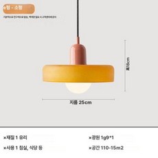 머쉬룸 펜던트 버섯 팬던트 센츄리 조명 카페, 1개, 전구색