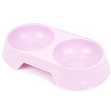 루비온 애견 식기 애묘 강아지밥그릇, 핑크