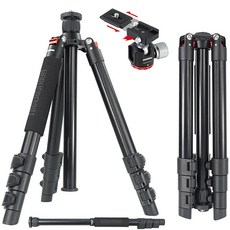 호루스벤누 HORUSBENNU FX-7434TT 삼각대+FX-EXP2 스피드 볼헤드 스마트폰 삼각대, 선택없음, 1개, 선택없음