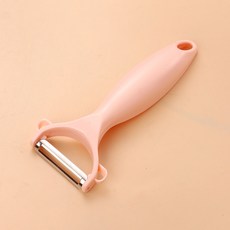 多功能廚房削皮器, ABS削皮刀 粉色, 1個